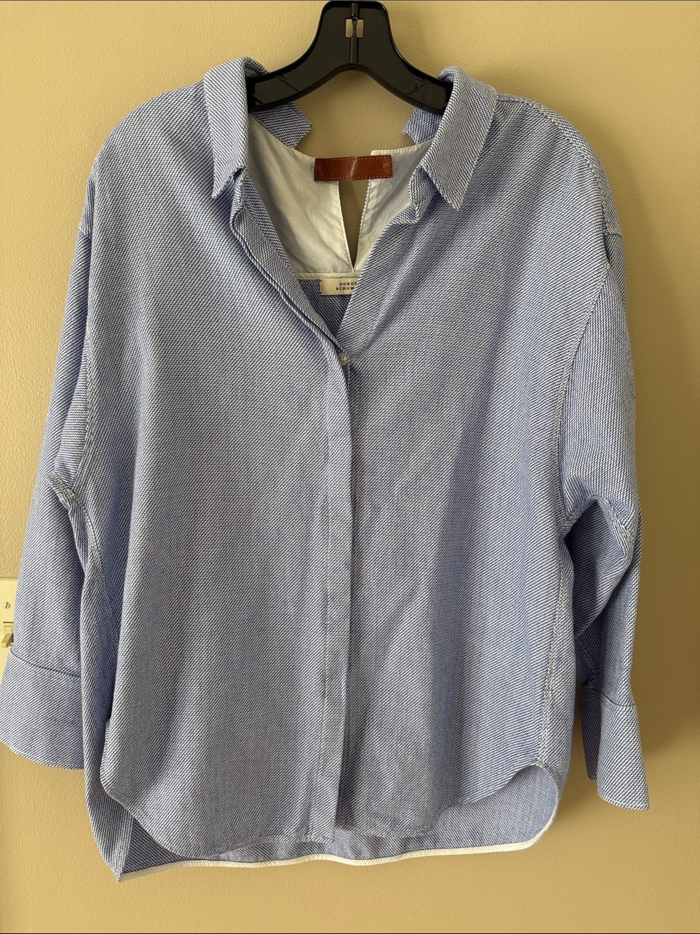 Dorothee Schumacher Blue Button Up Shirt